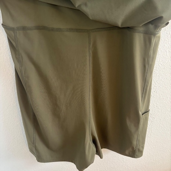 Abercrombie & Fitch Traveler Athletic Mini Dress Size XL Olive Green - Picture 7 of 12